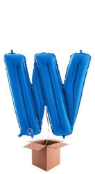 Grabo Balon folie litera W albastru 66 cm - articole-petreceri - 54,99 RON