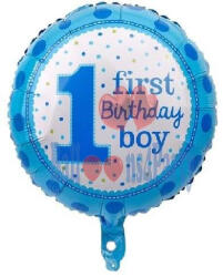 Balloons4party Balon folie First Birthday Prima aniversare Boy 45cm