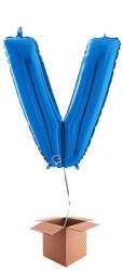 Grabo Balon folie litera V albastru 66 cm - articole-petreceri - 54,99 RON