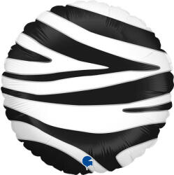 Grabo Balon folie rotund imprimat zebra 46 cm