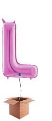 Grabo Balon folie litera L Roz 66 cm - articole-petreceri - 54,99 RON