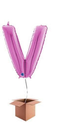 Grabo Balon folie litera V Roz 66 cm - articole-petreceri - 54,99 RON