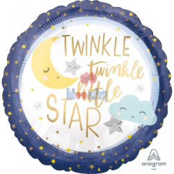 Balloons4party Balon folie Luna si Nori si Stele 43cm - articole-petreceri - 21,99 RON