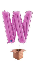 Grabo Balon folie litera W Roz 66 cm - articole-petreceri - 54,99 RON