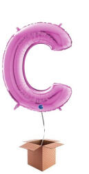 Grabo Balon folie litera C Roz 66 cm - articole-petreceri - 54,99 RON
