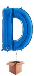 Grabo Balon folie litera D albastru 66 cm
