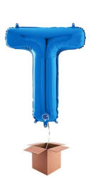 Grabo Balon folie litera T albastru 66 cm - articole-petreceri - 54,99 RON
