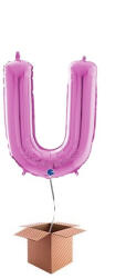 Grabo Balon folie litera U Roz 66 cm - articole-petreceri - 54,99 RON