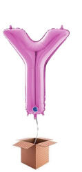 Grabo Balon folie litera Y Roz 66 cm - articole-petreceri - 54,99 RON