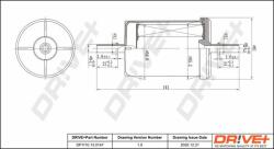 Dr! ve+ filtru combustibil Dr! ve+ DP1110.13. 0147 (DP1110.13.0147) - automobilus
