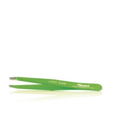 Focus Penseta pentru sprancene FOCUS NEON cu cap oblic - VERDE (H621/C)