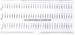 Splendor Extensii gene fir cu fir Splendor Lashes Single Combo MIX 90 buc - MIX (EXSGMIX)