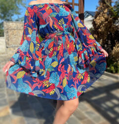 Ie traditionala Rochie stilizata cu motive florale Florinela 12