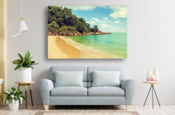 Persona Tablou Canvas - Plaja si padurea din paradisul tropical - tapet-canvas - 120,00 RON