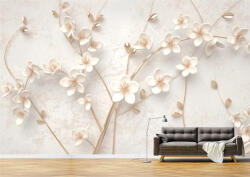 Persona Tapet Premium Canvas - Flori bronz - tapet-canvas - 720,00 RON