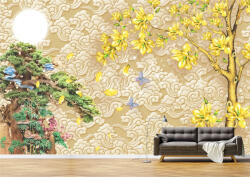 Persona Tapet Premium Canvas - Abstract pom auriu - tapet-canvas - 340,00 RON
