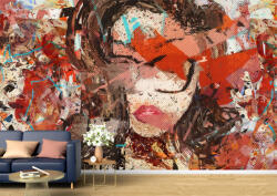 Persona Tapet Premium Canvas - Portret de femeie abstract - tapet-canvas - 480,00 RON