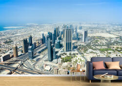 Persona Tapet Premium Canvas - Vedere aeriana cu orasul Dubai - tapet-canvas - 340,00 RON