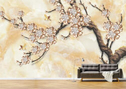 Persona Tapet Premium Canvas - Flori bronz in copac - tapet-canvas - 340,00 RON