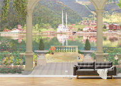 Persona Tapet Premium Canvas - Lacul din gradina - tapet-canvas - 340,00 RON