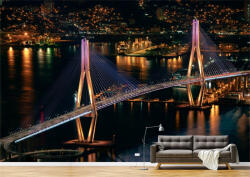 Persona Tapet Premium Canvas - Podul luminat noaptea - tapet-canvas - 340,00 RON