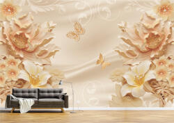 Persona Tapet Premium Canvas - Abstract flori si fluturi - tapet-canvas - 720,00 RON