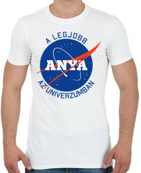 printfashion Nasa Anya - Férfi póló - Fehér (7048788)