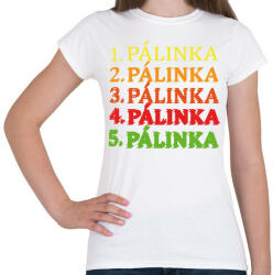 printfashion 1-5 Pálinka - Női póló - Fehér (7069379)