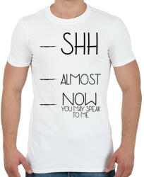 printfashion Kávé szint - Bögre (fekete) - Férfi póló - Fehér (7022502)