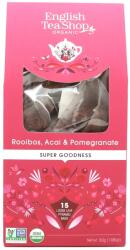 English Tea Shop Rooibos bio tea acai bogyóval és gránátalmával 15 filter