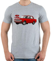 printfashion Lada 1500 - Férfi póló - Sport szürke (7040066)