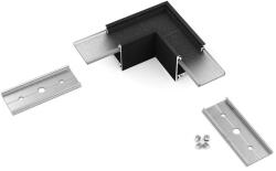 TOPMET Linea20 fekete sarokidom 90° Topmet (SL C1860002)