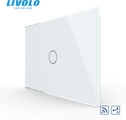 LIVOLO Intrerupator tactil simplu cap scara cruce wireless Livolo, standard italian (VL-FC1SR-3G-P901-3W)