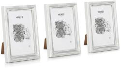 Casa Chic Lancaster, rame pentru fotografii, dreptunghiulară, set de 3 rame, fotografii de 17 x 12 cm, montată, lemn adevărat (ANTIC-5x7-3-SLVWHT) (ANTIC-5x7-3-SLVWHT) - electronic-star
