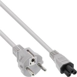 InLine Cablu de alimentare Schuko la IEC C5 Mickey Mouse 0.5m Gri, InLine IL16656R (IL16656R)
