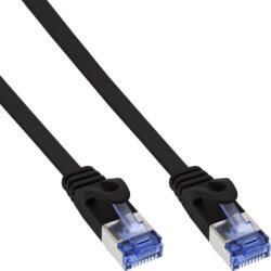InLine Cablu de retea RJ45 flat FTP Cat. 6A 10m Negru, InLine IL71800S (IL71800S)