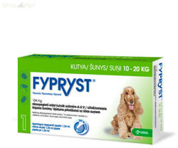 FYPRYST Bolha-kullancs csepp kutyának (spot-on 1, 34 ml 10-20 kg-ig) 10db pipetta