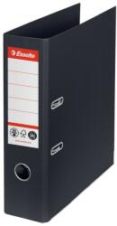 Esselte Biblioraft Esselte No. 1 Power Recycled, carton cu amprenta CO2 neutra, A4, 75 mm, negru (ES-627569) - birotica-asp