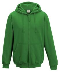 Just Hoods Hanorac pentru barbati cu fermoar, AWJH050 Zoodie, kelly green (awjh050kl)