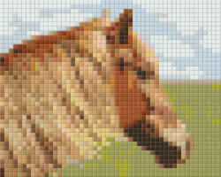 Pixelhobby Pixel szett 1 normál alaplappal, színekkel, ló - kreativjatektarhaz - 7 490 Ft