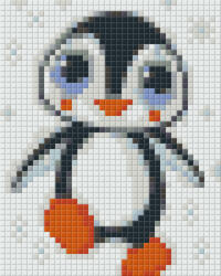 Pixelhobby Pixel szett 1 normál alaplappal, színekkel, pingvin - kreativjatektarhaz - 5 690 Ft