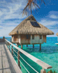 Pixelhobby Pixel szett 9 normál alaplappal, színekkel, tengerpart - kreativjatektarhaz - 41 590 Ft