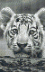 Pixelhobby Pixel szett 2 normál alaplappal, színekkel, tigriskölyök