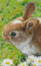 Pixelhobby Pixel szett 2 normál alaplappal, színekkel, nyuszi