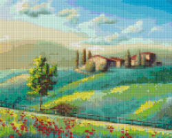 Pixelhobby Pixel szett 9 normál alaplappal, színekkel, toszkána