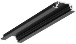 TOPMET LED profil GROOVE10 BC/UX 1000 mm eloxált fekete (76200021)