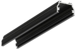 TOPMET LED profil UNI12 BCD/U 2000 mm eloxált fekete (A1020021)