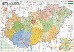 Stiefel Magyarország közigazgatása keretezett, tűzhető térkép - mindentudasboltja - 47 990 Ft