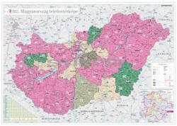 Stiefel Magyarország telefontérképe, tűzhető, keretes