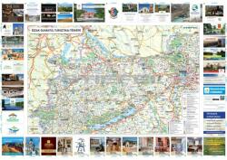 Stiefel Észak-Dunántúli faléces turisztikai térkép